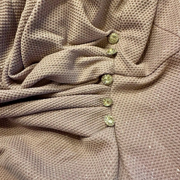 Women’s Oleg Cassini Sparkly Lavender Dress - Size - 6 - MINT CONDITION - Picture 4 of 6